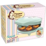 Bestron appareil � donuts au design r�tro sweet dreams rev�tement anti - adh�sif 700 watts couleur: menthe ...