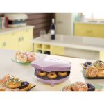 Bestron appareil à donuts au design rétro sweet dreams revêtement anti - adhésif 700 watts couleur: rose ... Bestron appareil à donuts au design rétro sweet dreams revêtement anti - adhésif 700 watts couleur: rose ...