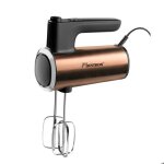 Bestron batteur �lectrique puissant - 6 vitesses - fonction turbo - �cran lcd - 2 fouets & 2 crochets ...