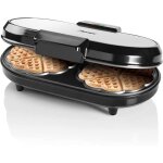 Bestron gaufrier double pour gaufres classiques en forme de cour machine a gaufres avec temoin de cuisson ...