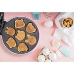 Bestron gaufrier en forme danimal aaw700p 700 w rose