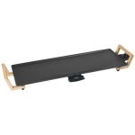 Bestron gril de table plancha asia lounge abp603bb bambou xl 70x23 cm