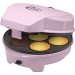 Bestron machine  cake 3 en 1 au design rtro avec 3 plaques de cuisson interchangeables 700 watts couleur: ...