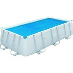 Bestway bache solaire 524 x 250 cm pour piscine hors sol rectangulaire power steel 549 x 274 x 122 cm ...