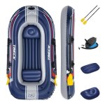 Bestway bateau gonflable hydro - force? treck x2 255 x 127 x 36 cm avec 2 rames et un gonfleur à pied ... Bestway bateau gonflable hydro - force? treck x2 255 x 127 x 36 cm avec 2 rames et un gonfleur à pied ...