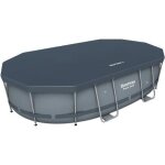 Bestway couverture de piscine levant ovale 424 x 250 cm