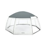 Bestway - dôme de protection pour piscine - octogonal 600 x 600 x 295 cm - gris Bestway - dôme de protection pour piscine - octogonal 600 x 600 x 295 cm - gris