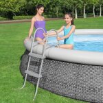 Bestway �chelle de piscine � 2 marches flowclear 84 cm escabeau 2 marches �chelle �chelle de piscine ...