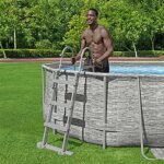 Bestway Échelle de piscine à 4 marches flowclear 107 cm 3202669 Bestway Échelle de piscine à 4 marches flowclear 107 cm 3202669