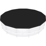 Abri de piscine - bestway - 396 cm - rond - fixation avec ficelles - empche la contamination
