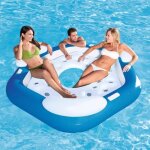 Bestway matelas adulte piscine �le gonflable pentagone 191cm x 178cm 3 dossiers 3 poign�es