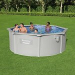 Bestway piscine encadr�e hors sol ronde hydrium 360x120 cm 93338