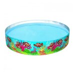 Piscine - bestway - filln fun odyssey - d 244 cm - h 46 cm - forme ronde - poissons corail
