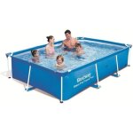 Bestway piscine rectangulaire tubulaire l259 x l170 x h061m
