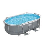 Bestway bestway piscine tubulaire - rectangulaire - steel pro max - 305 x 200 x 84 cm - sans accessoires ...