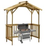 Bet abri de barbecue 1635x93x210 cm bois de pin imprgn bet9306191802326