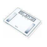 Beurer bg51 xxl pse - personne impdancemtre en verre