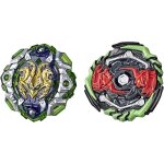 Beyblade burst rise - pack duel hypersphere toupies monster ogre o5 et engaard e5