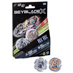 Beyblade x dual pack gill shark 4 - 70o et pearl tiger 3 - 60u toupie de combat ds 8ans