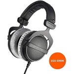 Casque beyerdynamic dt770 pro 250 ohm (studio) - noir - filaire - rglage du volume