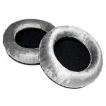 Coussinets en velours gris pour casques dt770 / dt880 / dt990 pro de beyerdynamic