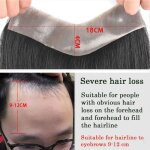 Bf159 - 4 - 18 - - postiches synthétiques pour hommes ligne de cheveux frontale postiche droite extension ... Bf159 - 4 - 18 - - postiches synthétiques pour hommes ligne de cheveux frontale postiche droite extension ...