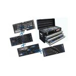 Bgs technic caisse � outils m�tallique 3 tiroirs avec 143 outils 3318