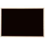 Tableau noir - bi - office - 900 x 600 mm - bois naturel - intrieur - contemporain