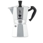 Cafetire italienne - bialetti - moka express - aluminium - argent - 6 tasses