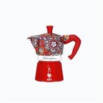Cafetire italienne - bialetti - moka express - 3 tasses - rouge - compatible tous feux sauf induction ...