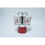 Cafetire espresso - bialetti - mini express kit kandinsky - rouge - rservoir amovible - filtre remplaable ...