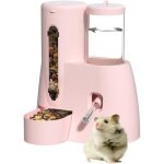 Biberon hamster 2 en 1 avec bol nourriture automatique - anti - goutte grande capacit� pour rongeurs ...