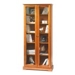 Bibliothque 2 portes vitres style louis - philippe
