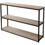 Biblioth�que 3 �tag�res - l 120 x l 30 x h 80 cm - noir