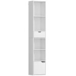 Biblioth�que � 6 �tag�res r�glable sur 3 niveaux avec tiroir porte darmoire �tag�re personnalisable �tag�re ...