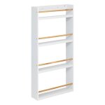 Biblioth�que enfant 4 �tag�res blanc h118cm - atmosphera cr�ateur dint�rieur