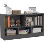 Dreamade bibliothque enfants avec 5 casiers ouverts meuble de rangement pour jouet avec pieds antidrapants ...