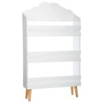 Biblioth�que enfant douceur nuage blanc h100cm - atmosphera createur dinterieur