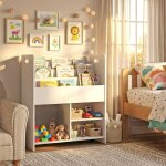 Biblioth�que enfant robin / blanc