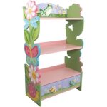 Bibliothque enfant - teamson kids - jardin magique - 3 tagres - multicolore
