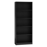 Biblioth�que - r60 rack - noir - hauteur 182 cm - largeur 60 cm - profondeur 30 cm