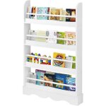 Bibliothque tagre de rangement pour enfants meuble mural en bois et mdf pour chambre denfants 80x12x118cm ...