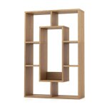 Biblioth�que g�om�trique - helloshop26 - 7 cubes - bois ding�nierie - 60 x 20 x 90 cm - rangement moderne ...