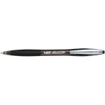Stylo bille - bic - atlantis premium - 1mm - noir - rétractable - grip caoutchouc Stylo bille - bic - atlantis premium - 1mm - noir - rétractable - grip caoutchouc