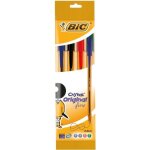 Bic® - lot de 4 stylos à bille cristal® fine original - noir bleu rouge et vert Bic® - lot de 4 stylos à bille cristal® fine original - noir bleu rouge et vert
