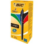 Stylo  bille - bic - pro - 12 pices - couleurs assorties - pointe fine