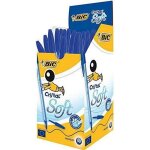 Stylo - bille - bic - cristal soft - bleu - non rétractable - boîte de 50 Stylo - bille - bic - cristal soft - bleu - non rétractable - boîte de 50