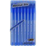 Bic - round stic stylo  bille criture moyenne - bleu lot de 8