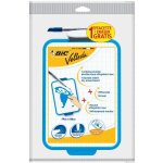 Bic - surface effaable  sec velleda - 19x26cm + 1 feutres effaable  sec velleda 1721 fin (encre ...