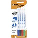 Bic velleda 1721 feutres pour tableau blanc effaables  sec pointe conique fine - couleurs assorties ...
